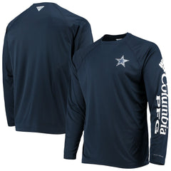 Terminal Tackle Omni-Shade Raglan Long Sleeve T-Shirt - Dallas Cowboys