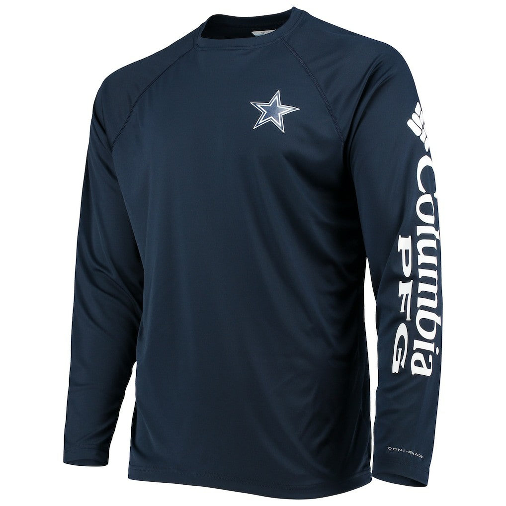 Terminal Tackle Omni-Shade Raglan Long Sleeve T-Shirt - Dallas Cowboys