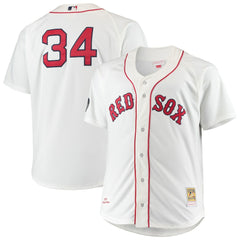MLB David Ortiz Boston Red Sox Mitchell & Ness Big & Tall Home Authentic Player Jersey