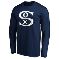 MLB Chicago White Sox Cooperstown Collection Huntington Logo Long Sleeve T-Shirt