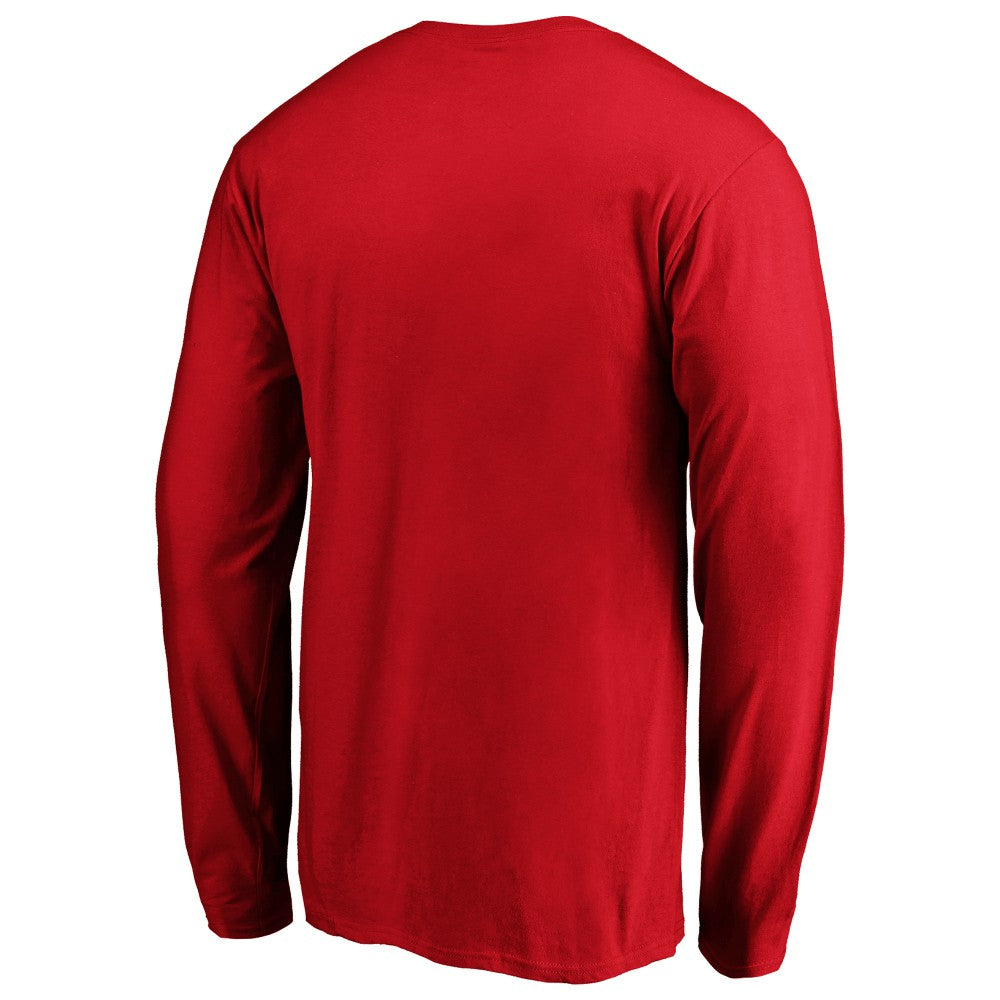 MLB Cincinnati Reds Cooperstown Collection Huntington Logo Long Sleeve T-Shirt