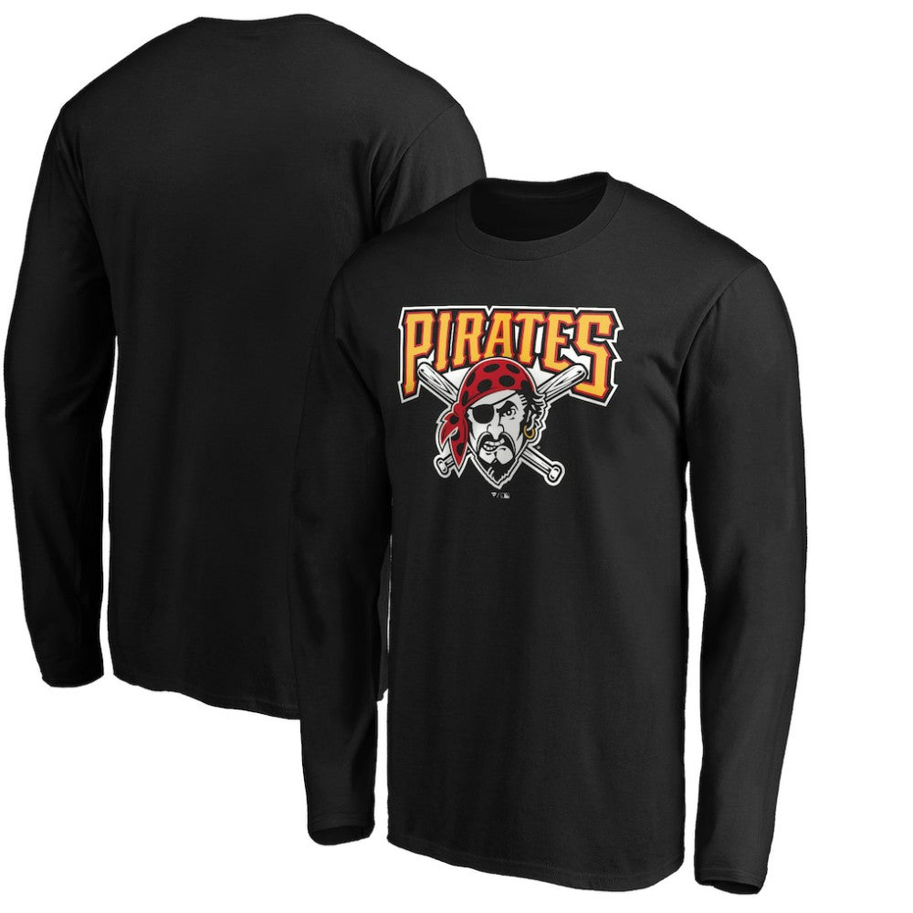 MLB Pittsburgh Pirates Cooperstown Collection Huntington Logo Long Sleeve T-Shirt