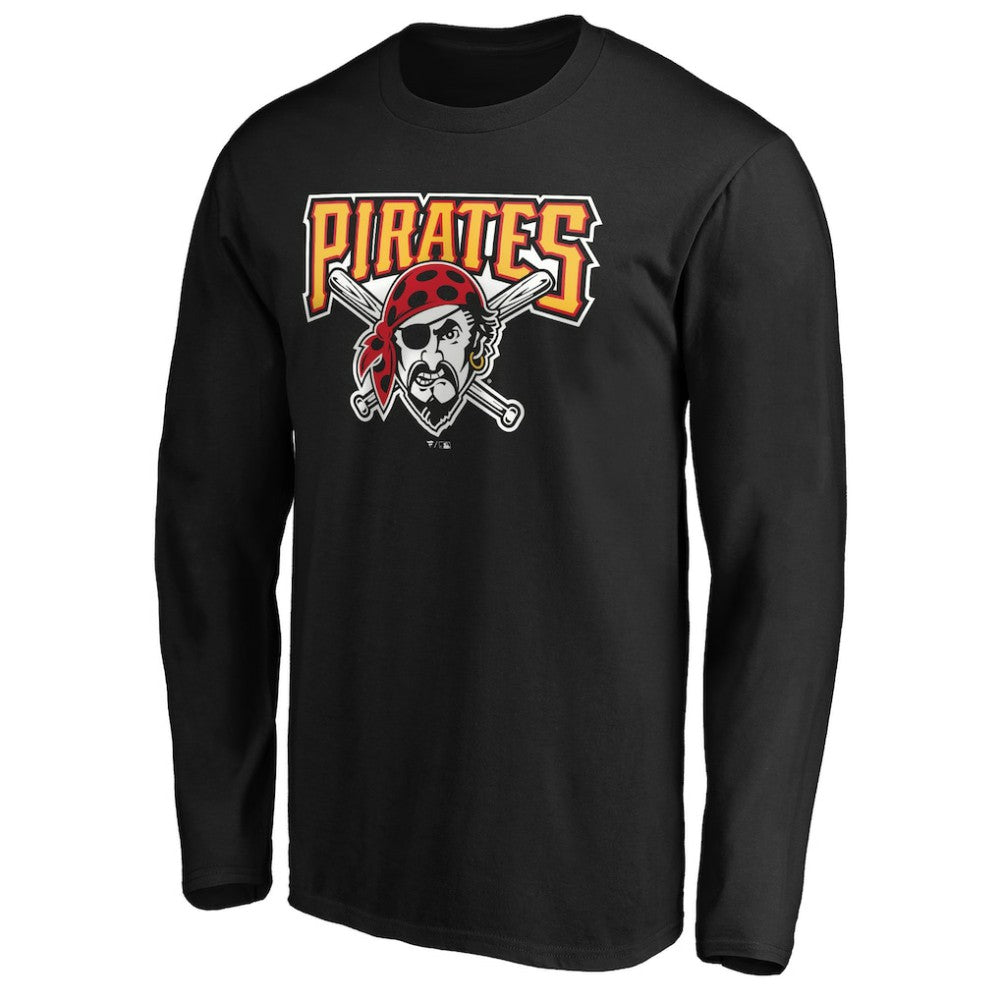 MLB Pittsburgh Pirates Cooperstown Collection Huntington Logo Long Sleeve T-Shirt