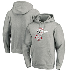 MLB Cincinnati Reds Cooperstown Collection Huntington Logo Fitted Pullover Hoodie