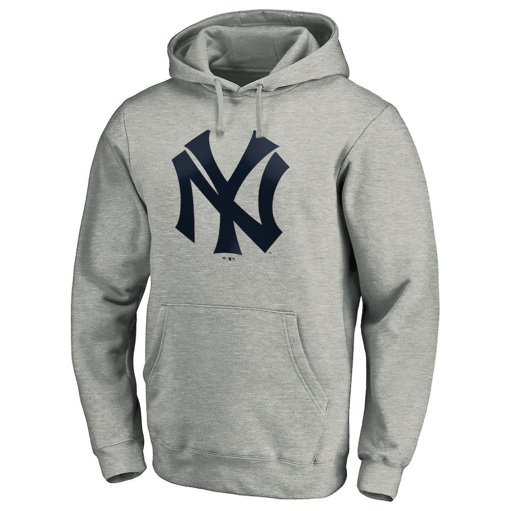 MLB New York Yankees Cooperstown Collection Huntington Logo Fitted Pullover Hoodie