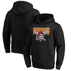 MLB Pittsburgh Pirates Cooperstown Collection Huntington Logo Fitted Pullover Hoodie
