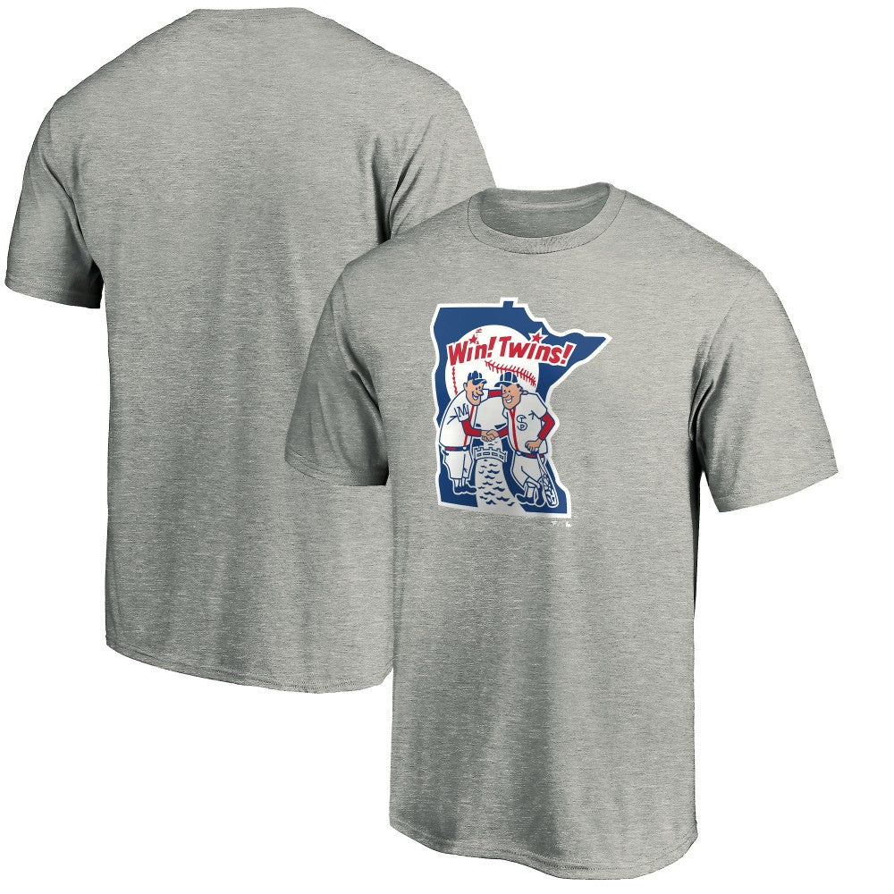 MLB Minnesota Twins Cooperstown Collection Huntington Logo T-Shirt