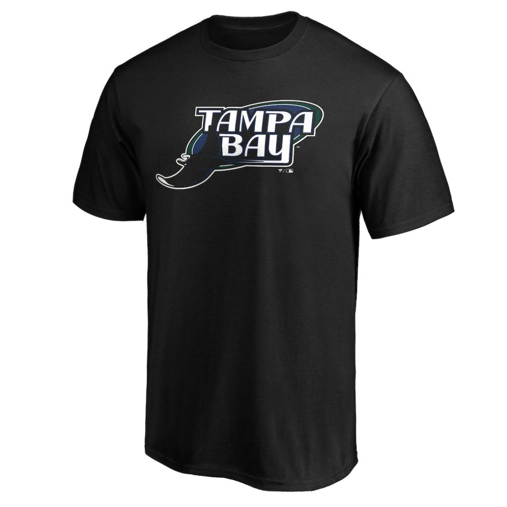 MLB Tampa Bay Rays Cooperstown Collection Huntington Logo T-Shirt