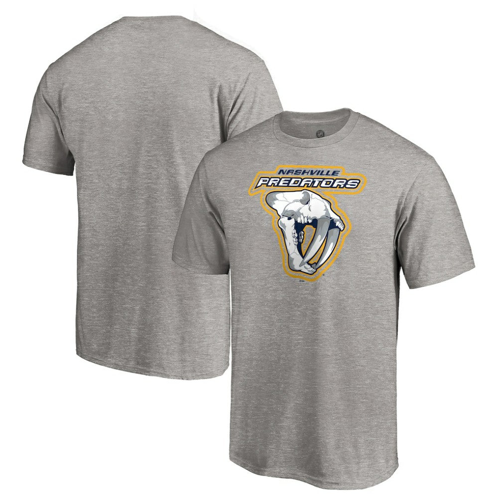 NHL Heather Gray Nashville Predators Special Edition Secondary Logo T-Shirt