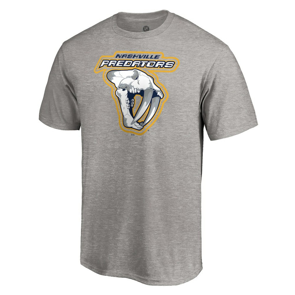 NHL Heather Gray Nashville Predators Special Edition Secondary Logo T-Shirt