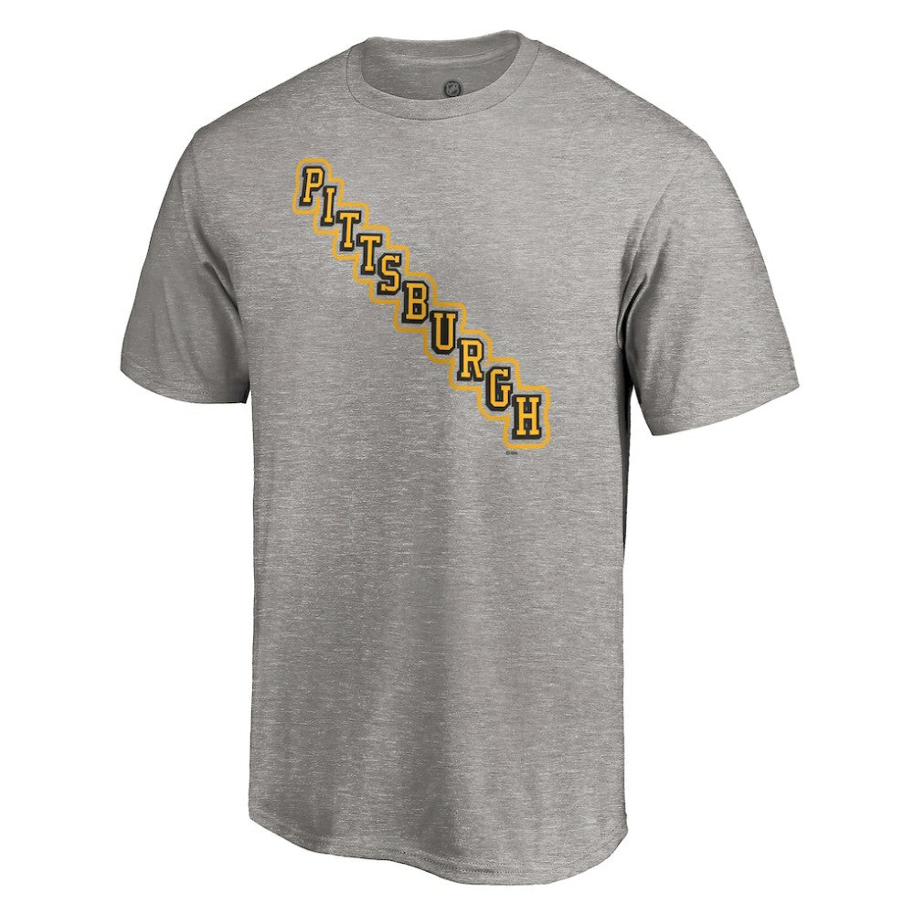 NHL Heather Gray Pittsburgh Penguins Special Edition Secondary Logo T-Shirt