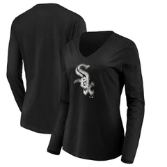 MLB Chicago White Sox Women's Core Distressed Team Long Sleeve T-Shirt