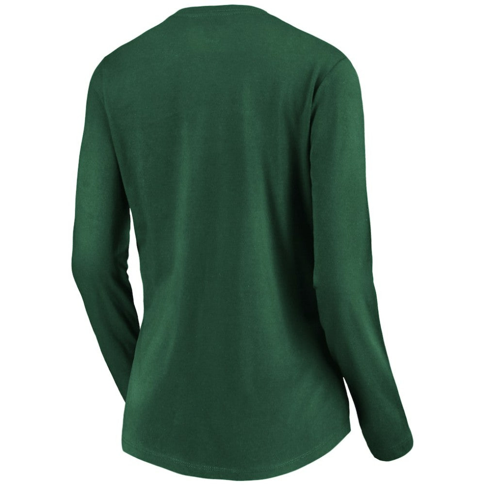 MLB Athletics Women's Core Distressed Team Long Sleeve T-Shirt