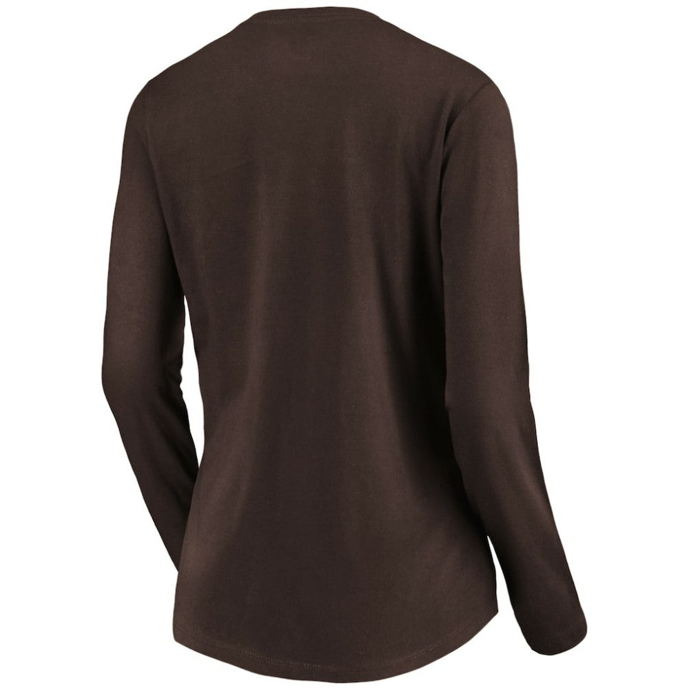 MLB San Diego Padres Women's Core Distressed Team Long Sleeve T-Shirt