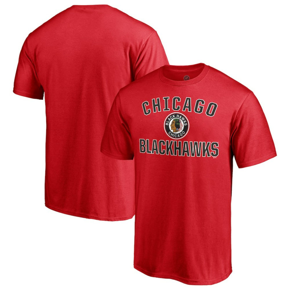 NHL Red Chicago Blackhawks Special Edition Victory Arch T-Shirt