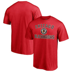 NHL Red Chicago Blackhawks Special Edition Victory Arch T-Shirt