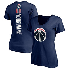 NBA Washington Wizards Women's Playmaker Personalized Name & Number V-Neck T-Shirt