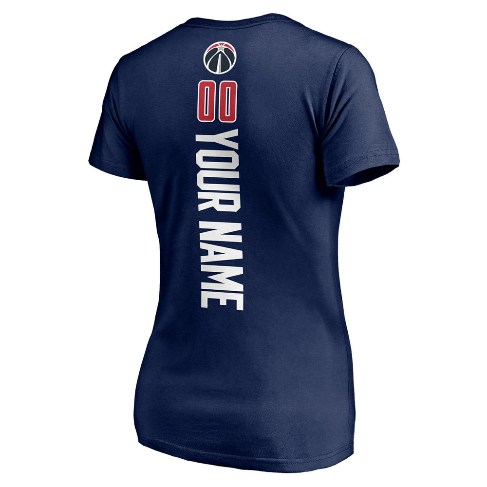 NBA Washington Wizards Women's Playmaker Personalized Name & Number V-Neck T-Shirt