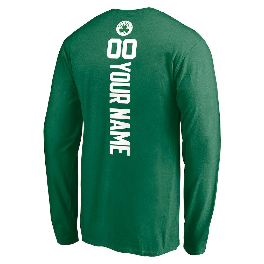 NBA Boston Celtics Playmaker Personalized Name & Number Long Sleeve T-Shirt