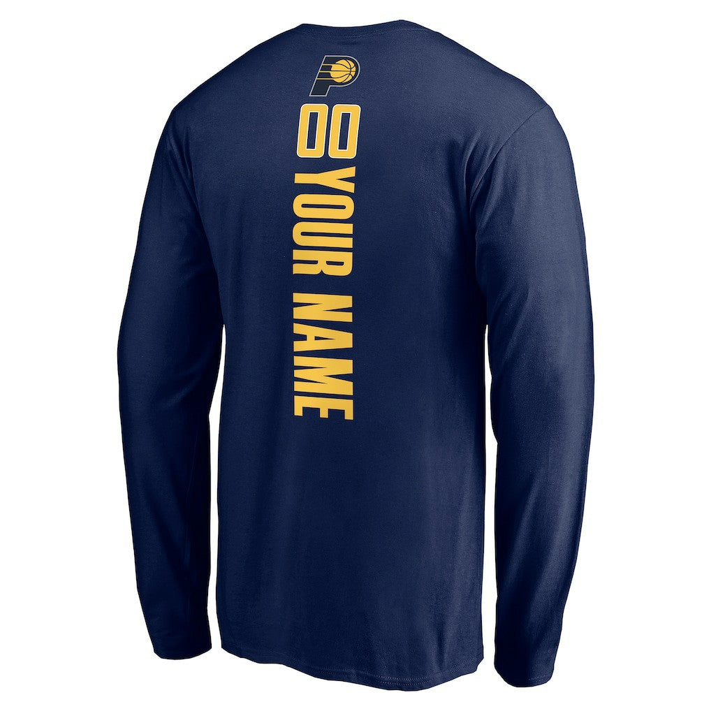 NBA Indiana Pacers Playmaker Personalized Name & Number Long Sleeve T-Shirt
