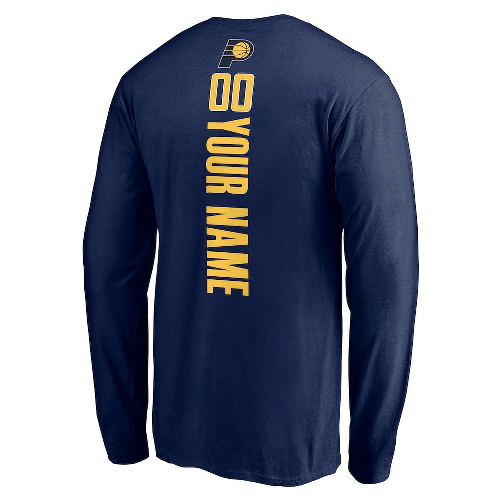 NBA Indiana Pacers Playmaker Personalized Name & Number Long Sleeve T-Shirt