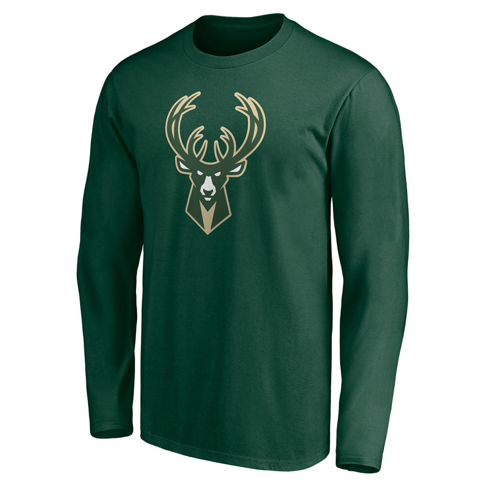 NBA Milwaukee Bucks Playmaker Personalized Name & Number Long Sleeve T-Shirt