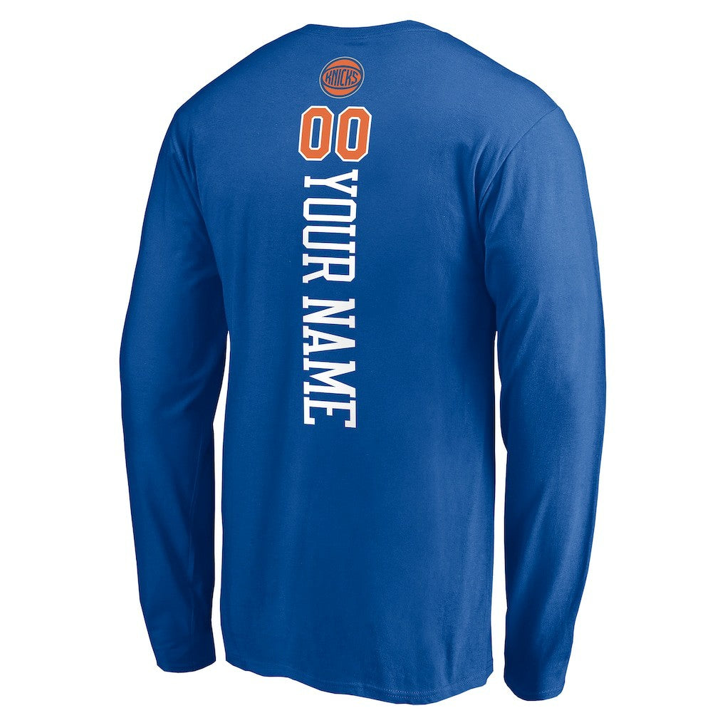 NBA New York Knicks Playmaker Personalized Name & Number Long Sleeve T-Shirt