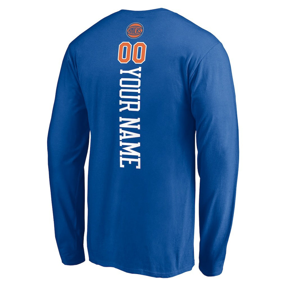 NBA New York Knicks Playmaker Personalized Name & Number Long Sleeve T-Shirt