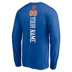 NBA New York Knicks Playmaker Personalized Name & Number Long Sleeve T-Shirt