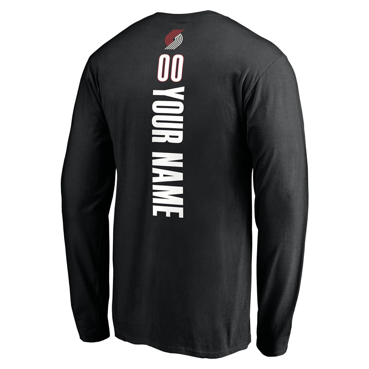 NBA Portland Trail Blazers Playmaker Personalized Name & Number Long Sleeve T-Shirt