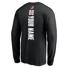 NBA Portland Trail Blazers Playmaker Personalized Name & Number Long Sleeve T-Shirt