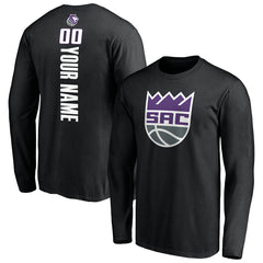 NBA Sacramento Kings Playmaker Personalized Name & Number Long Sleeve T-Shirt