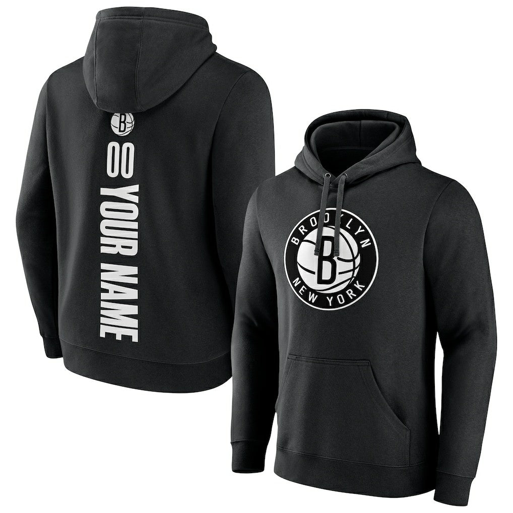 NBA Brooklyn Nets Playmaker Personalized Name & Number Pullover Hoodie