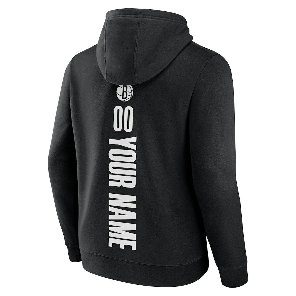 NBA Brooklyn Nets Playmaker Personalized Name & Number Pullover Hoodie