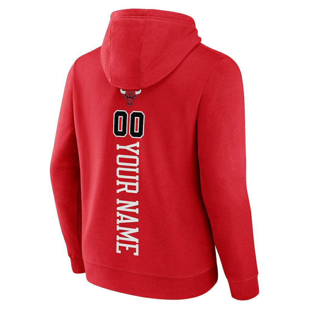 NBA Chicago Bulls Playmaker Personalized Name & Number Pullover Hoodie
