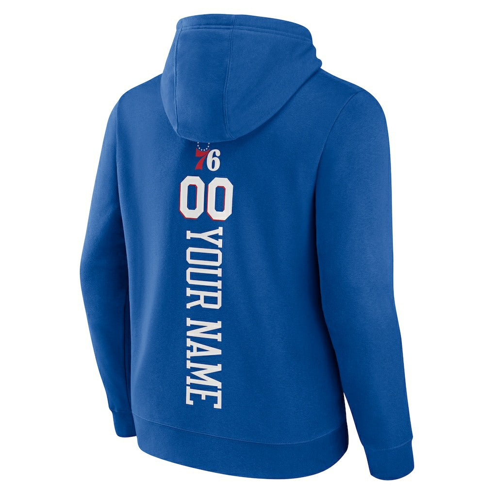 NBA Philadelphia 76ers Playmaker Personalized Name & Number Pullover Hoodie