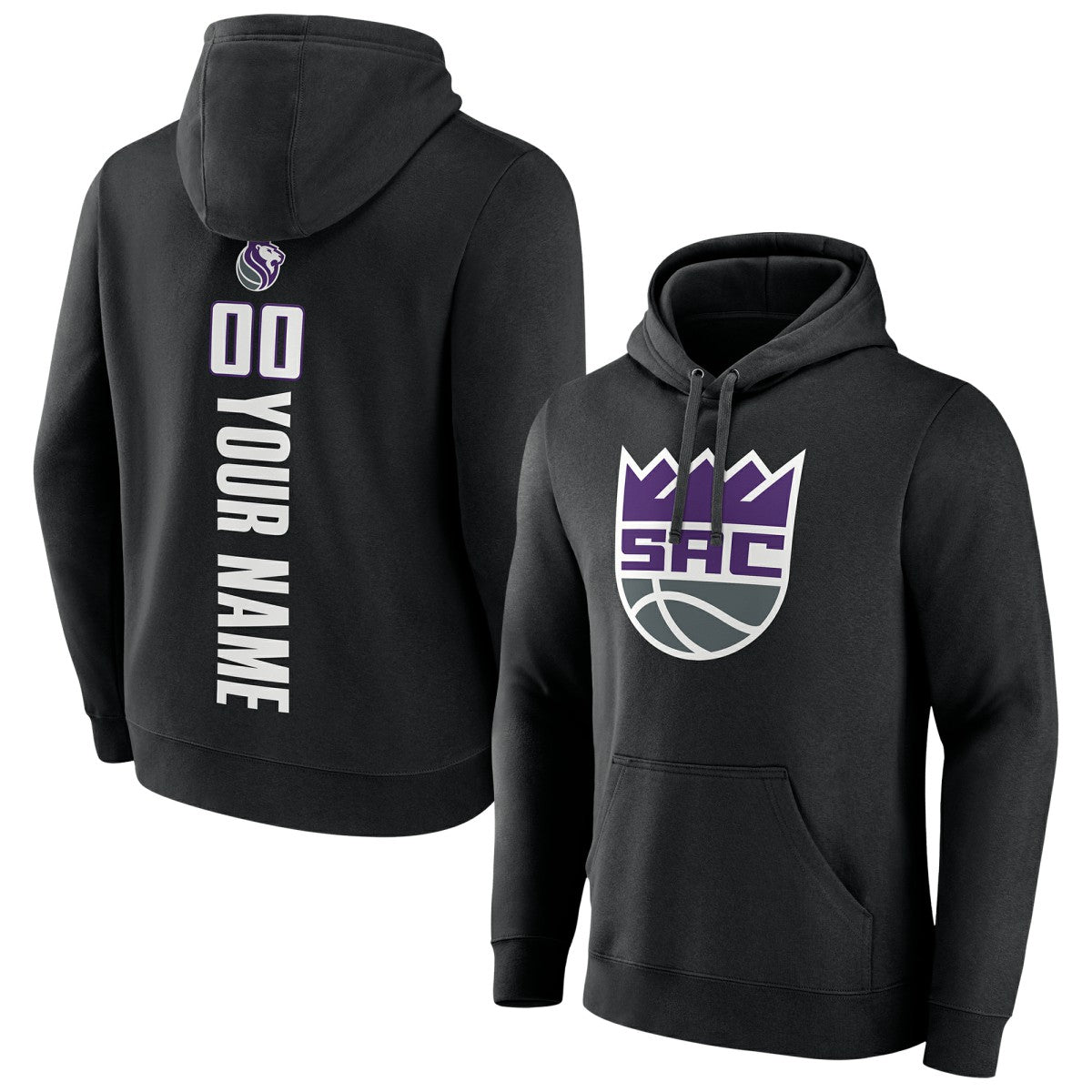 NBA Sacramento Kings Playmaker Personalized Name & Number Pullover Hoodie