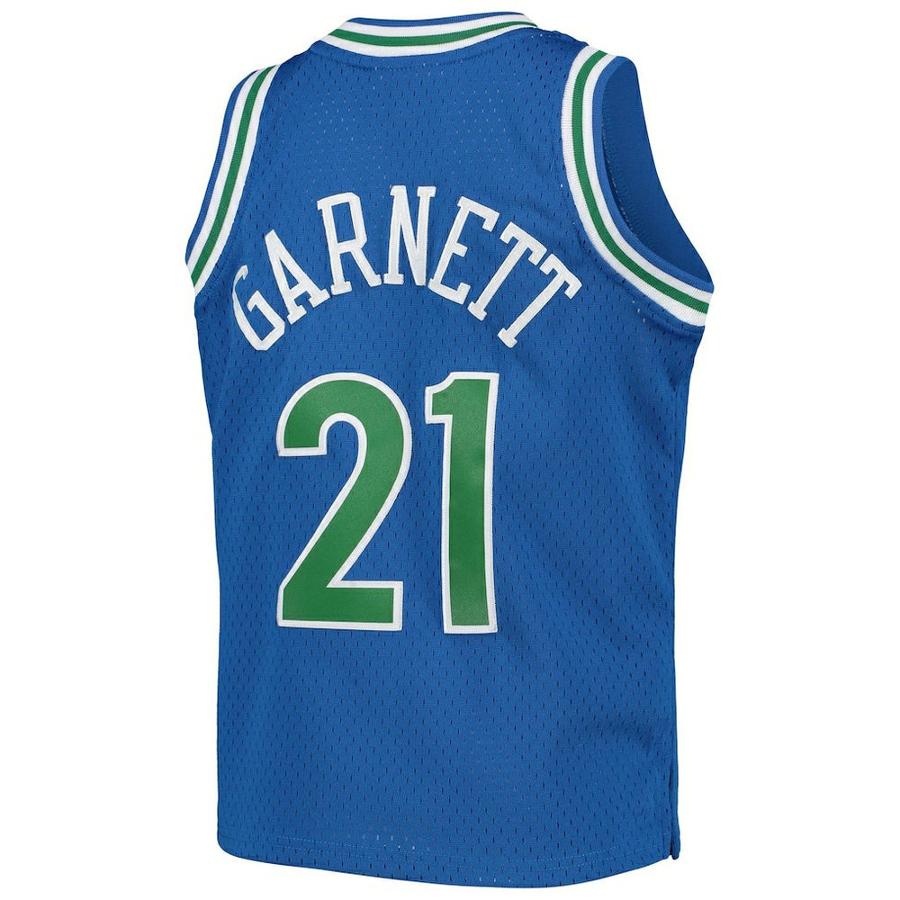 NBA Kevin Garnett Minnesota Timberwolves Youth 1995-96 Hardwood Classics Swingman Jersey