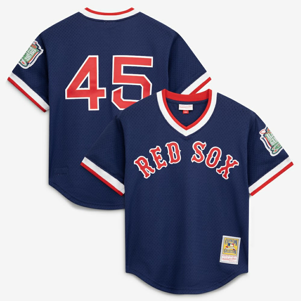 MLB Pedro Martinez Boston Red Sox Mitchell & Ness Authentic Batting Practice Jersey