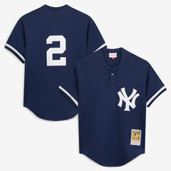 MLB Derek Jeter New York Yankees Mitchell & Ness Authentic Batting Practice Jersey