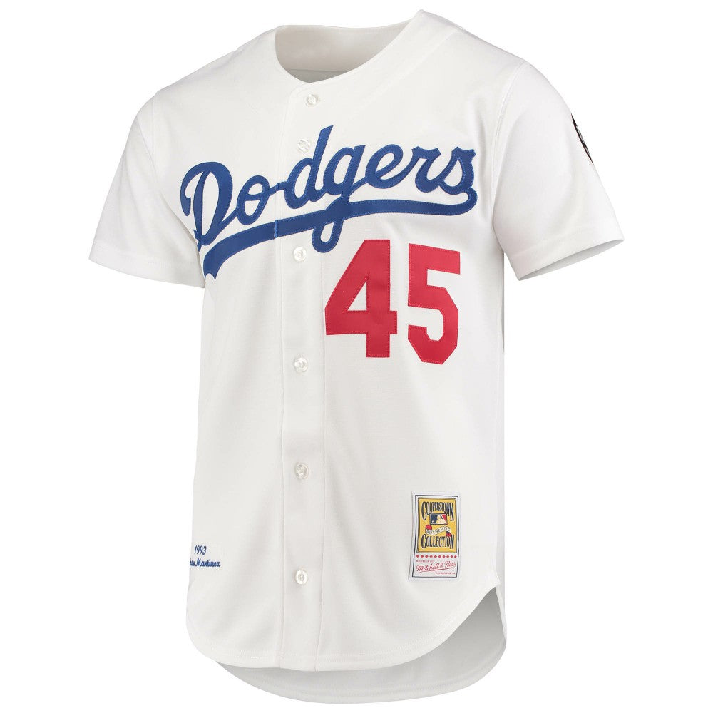 MLB Pedro Martinez Los Angeles Dodgers Mitchell & Ness 1993 Cooperstown Collection Home Authentic Jersey