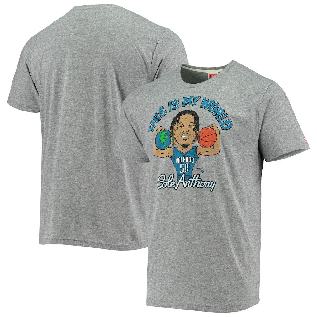 NBA Cole Anthony Orlando Magic Homage Player Tri-Blend T-Shirt