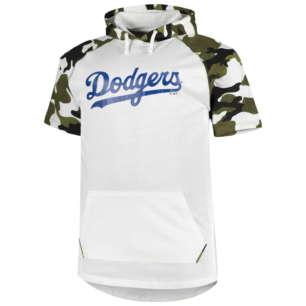 MLB Mookie Betts Los Angeles Dodgers Player Big & Tall Raglan Hoodie T-Shirt