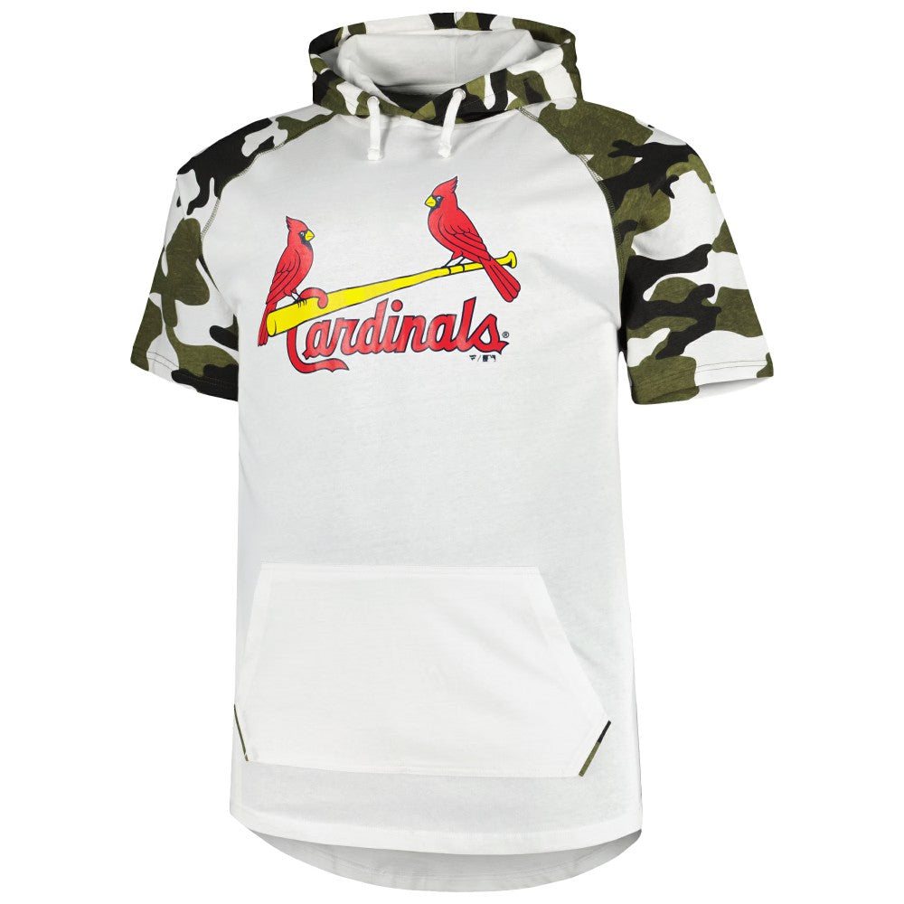 MLB Yadier Molina St. Louis Cardinals Player Big & Tall Raglan Hoodie T-Shirt