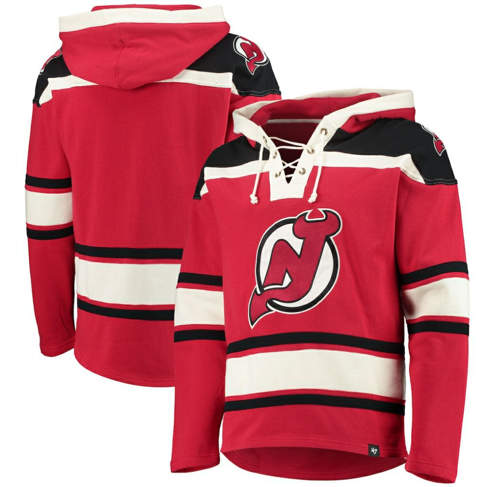 NHL Red New Jersey Devils '47 Superior Lacer Hoodie