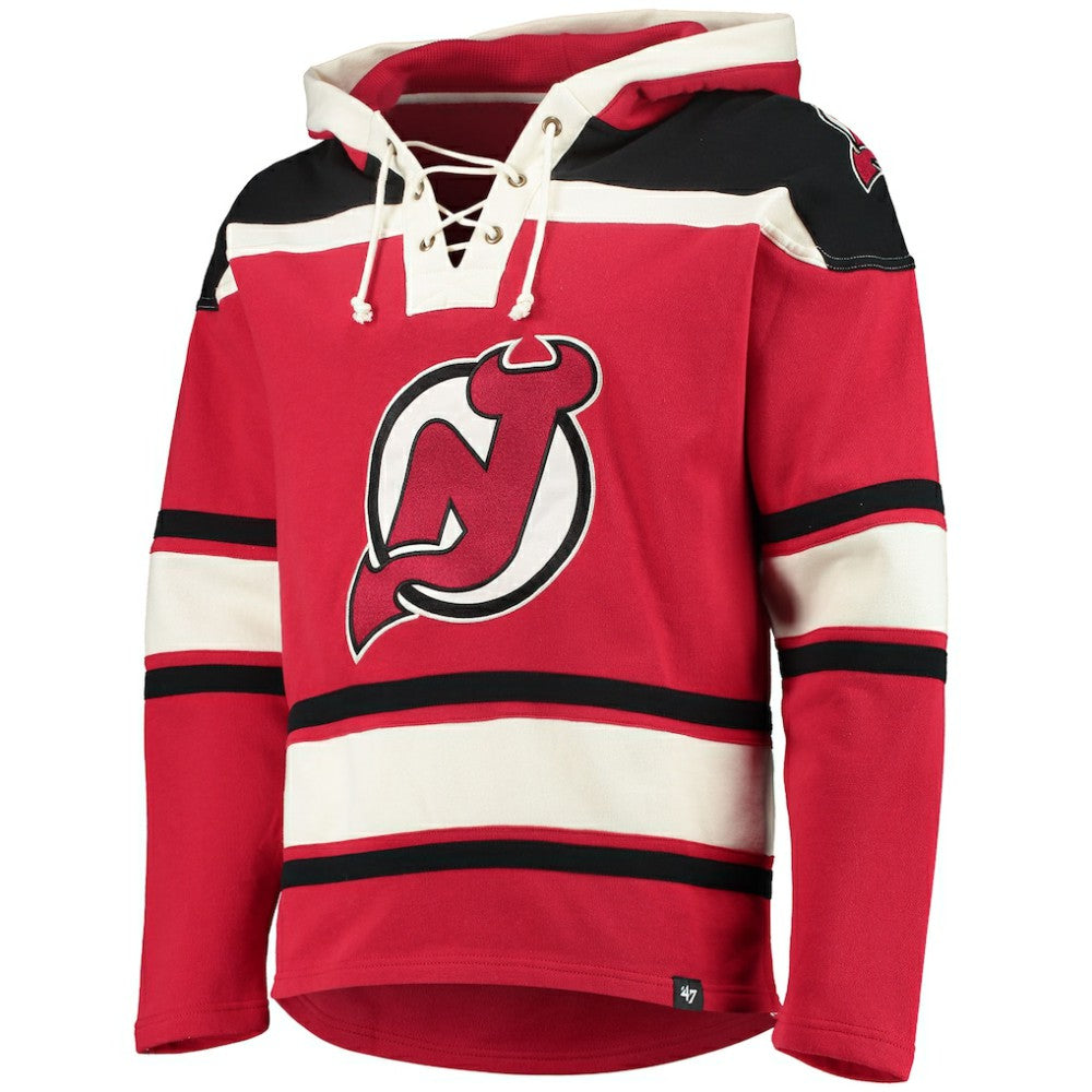 NHL Red New Jersey Devils '47 Superior Lacer Hoodie