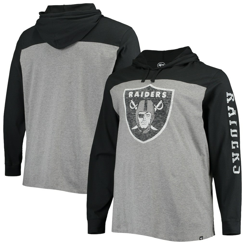 '47 Franklin Wooster Long Sleeve Hoodie T-Shirt - Las Vegas Raiders
