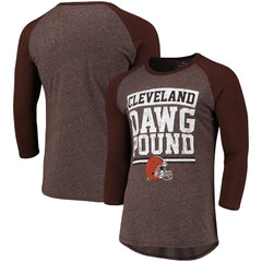 Pastime Raglan 3/4-Sleeve T-Shirt - Cleveland Browns