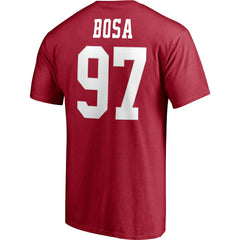 Nick Bosa  Player Icon Name & Number T-Shirt - San Francisco 49ers