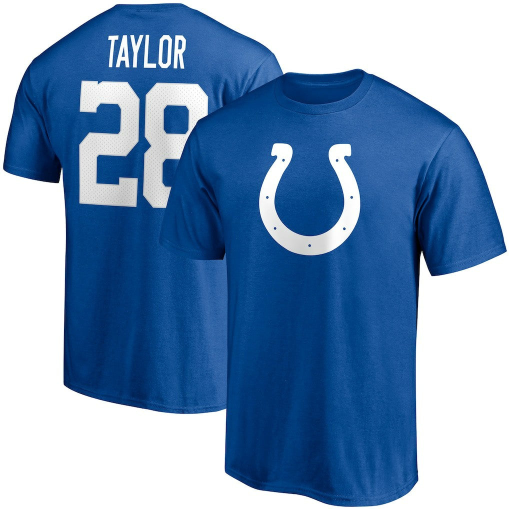 Jonathan Taylor  Player Icon Name & Number T-Shirt - Indianapolis Colts